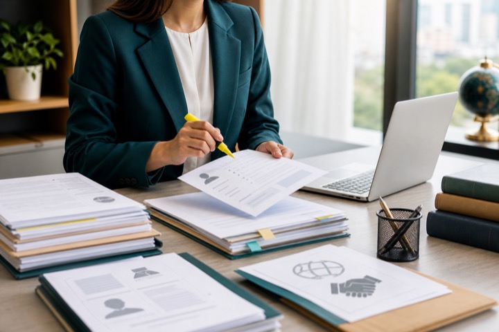 Espace de préparation de dossier de recrutement international